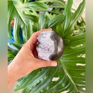 Polished Amethyst Egg from Brazil || Easter Egg